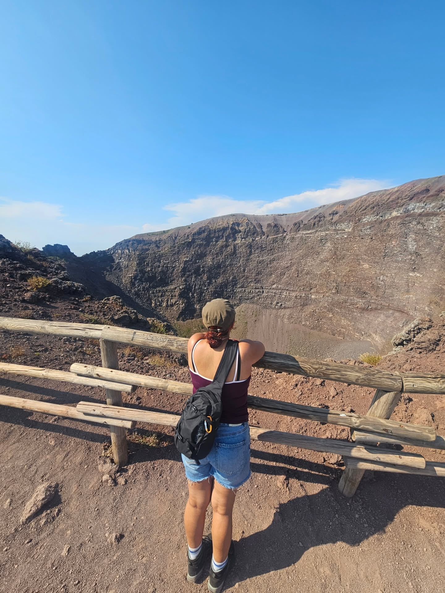 Mount Vesuvius tour visitor photo
