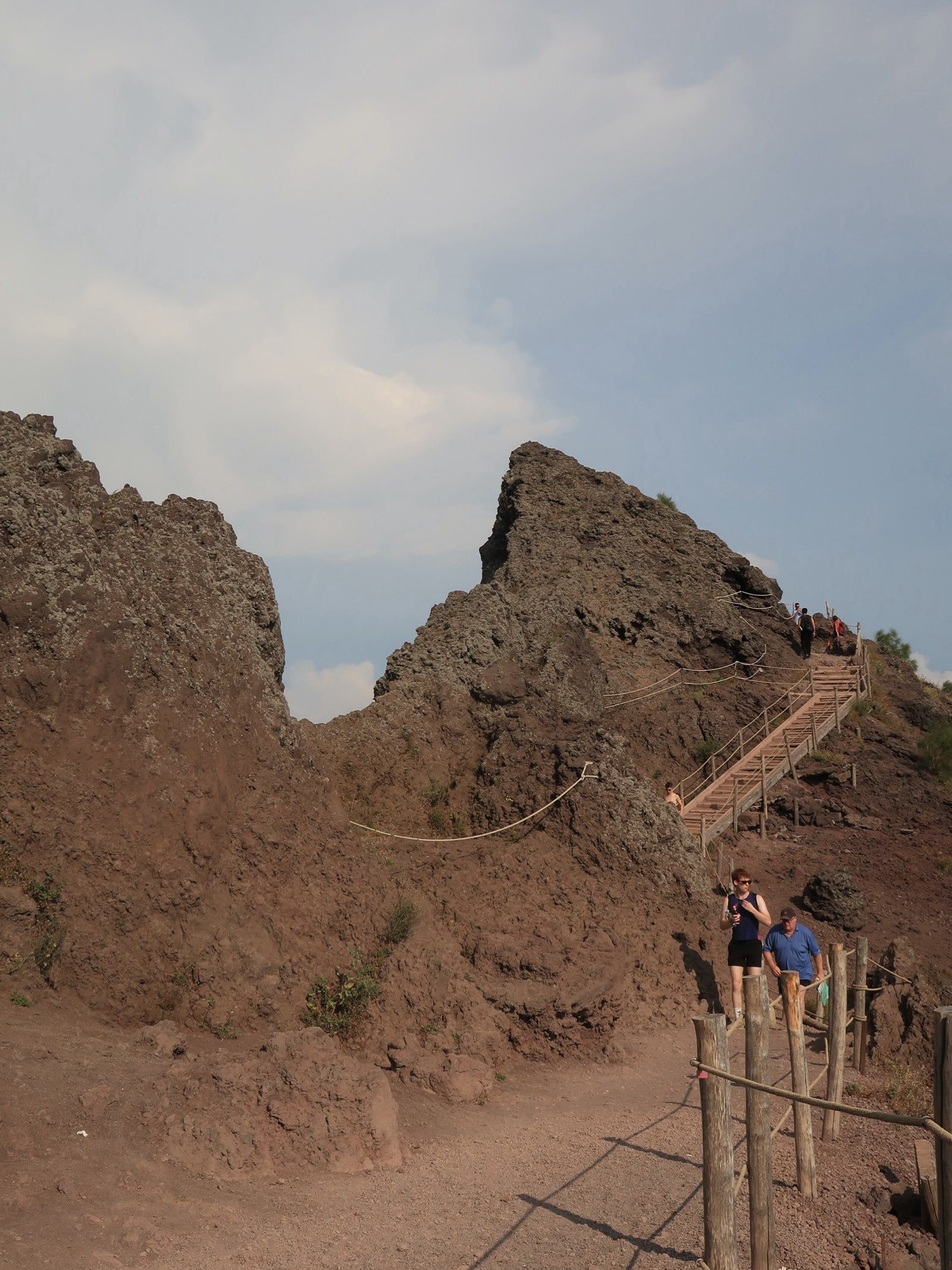Mount Vesuvius tour visitor photo