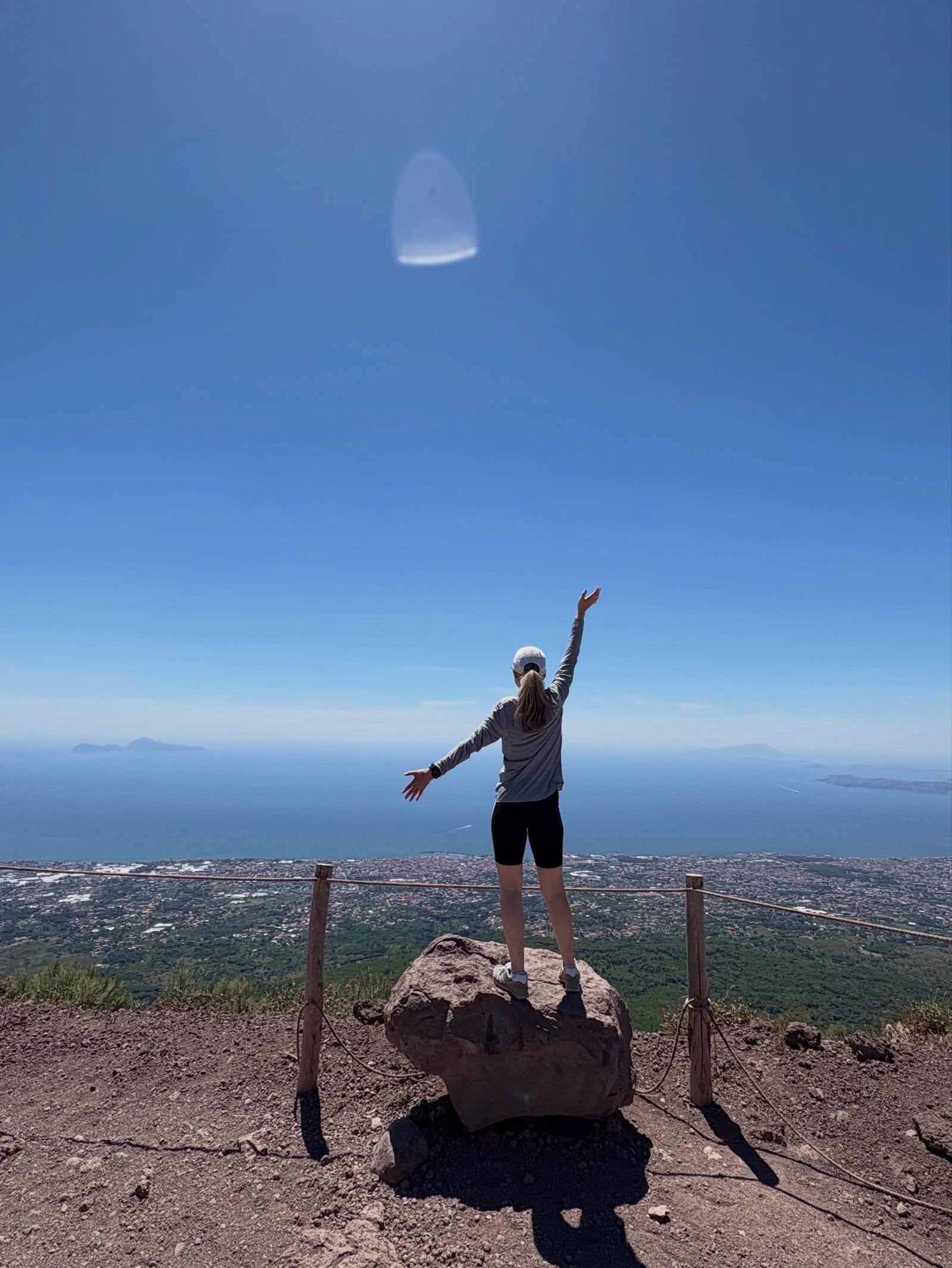 Mount Vesuvius tour visitor photo