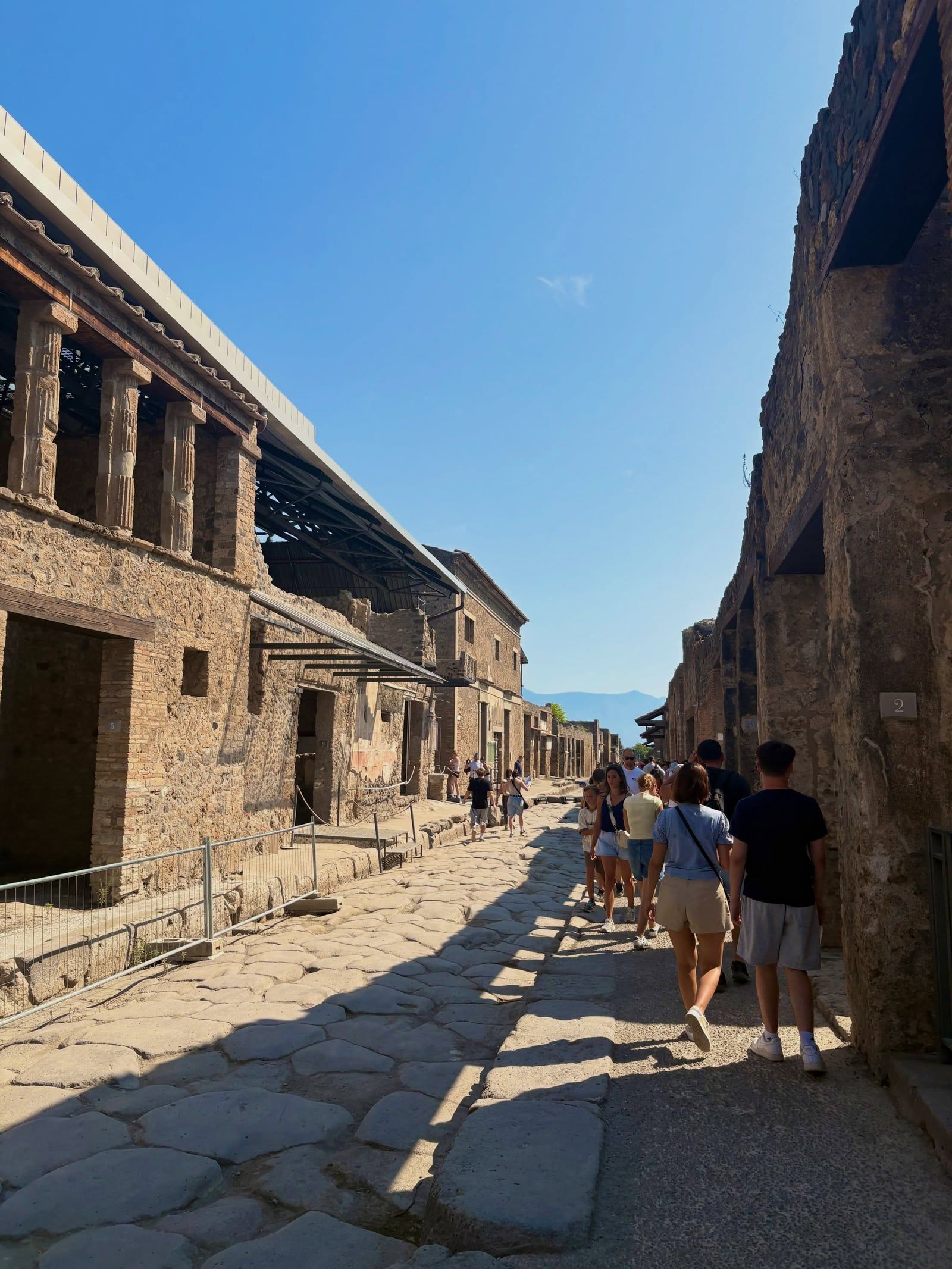Mount Vesuvius tour visitor photo